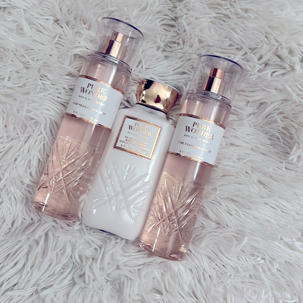 New! Bath and Body Works PURE WONDER bundle!